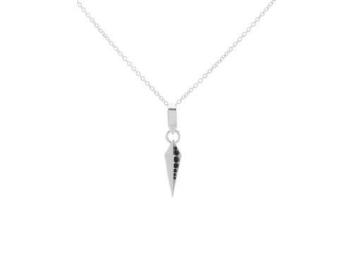 Stolen Girlfriends Club Stg Onyx Facet Blade Necklace image