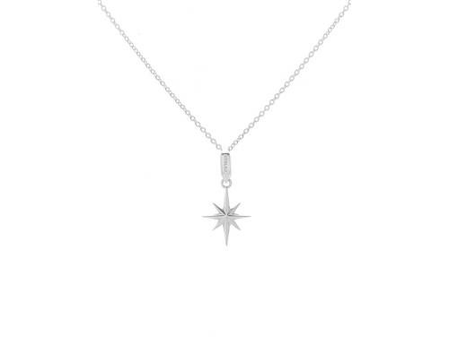 Silver North Star Necklace | Estella Bartlett | Lisa Angel