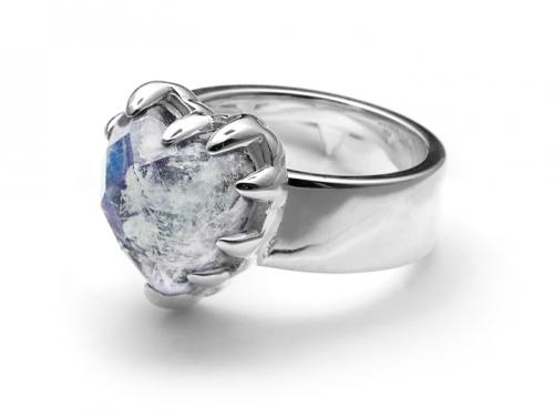 Stolen Girlfriends Club Love Claw Ring - Moonstone image