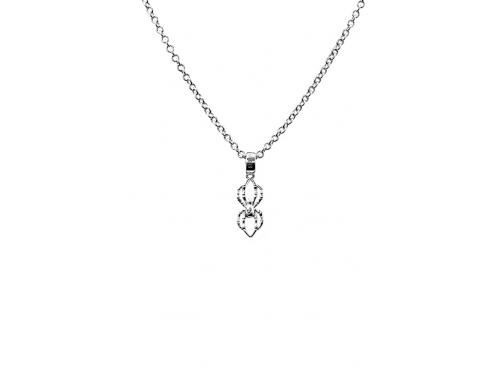 Stolen Girlfriends Club Sterling Silver Micro Spider Necklace image