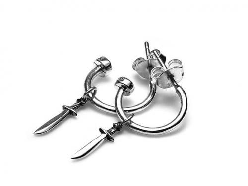 Stolen Girlfriends Club Stg Baby Dagger Anchor Earrings image