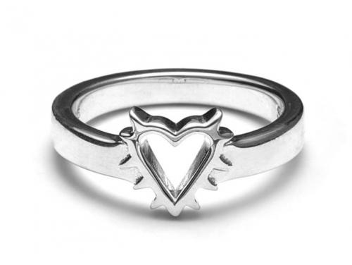 Stolen Girlfriends Club Stg Mini Heart Spike Ring image