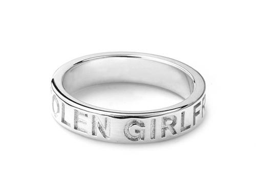 Stolen Girlfriends Club Stg Clean Logo Ring image
