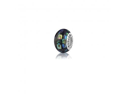 Evolve Stg Pāua Mosaic Charm Bead image