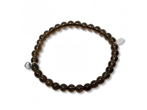 La Pierre Stg Smokey Quartz Stretch Bracelet image