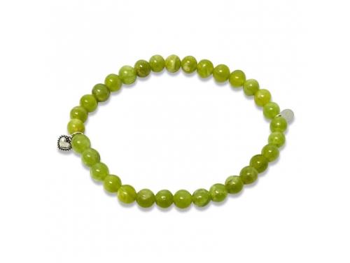 La Pierre Stg Peridot Stretch Bracelet image