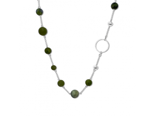 La Pierre Stg Fuchsite Bead 50cm Necklace image