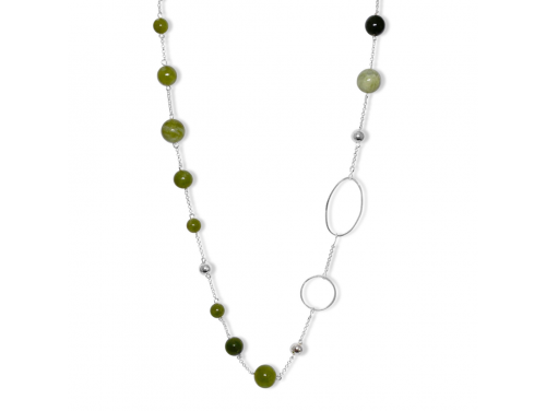 La Pierre Stg Fuchsite Bead 85cm Necklace image