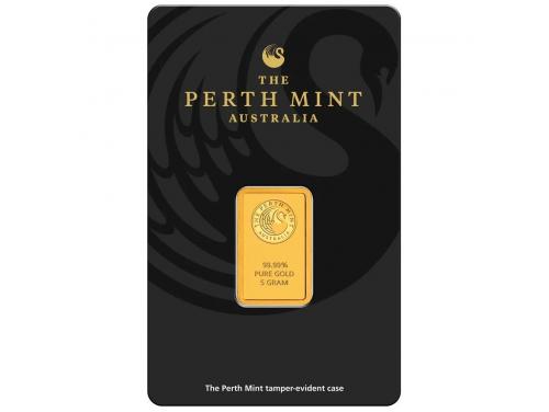 5gm Fine Gold Perth Mint Ingot image
