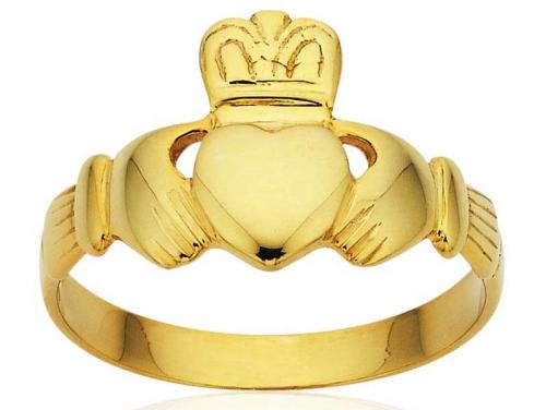 9ct Claddagh Ring image