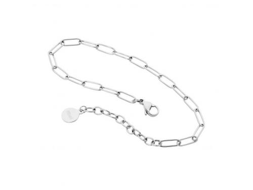 Ellani Stainless Steel Paperclip Bracelet image