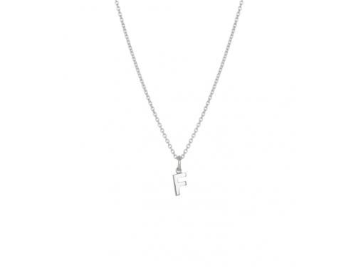 Evolve Stg Initial F Necklace 45cm image