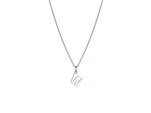 Evolve Stg Initial W Necklace 45cm image