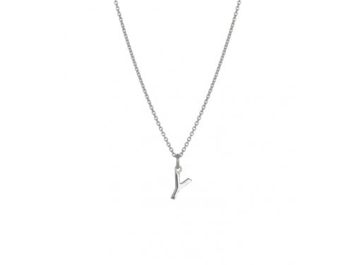 Evolve Stg Initial Y Necklace 45cm image