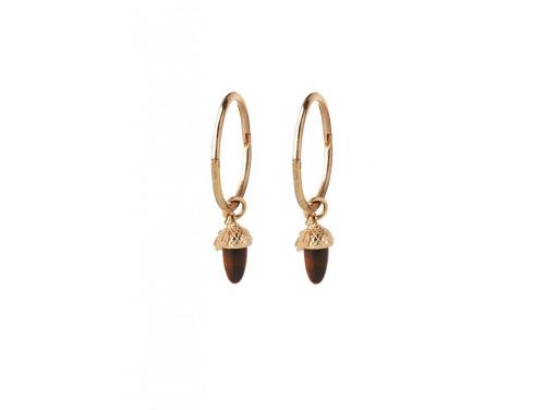 Karen Walker 9ct Micro Acorn & Leaf Sleepers image