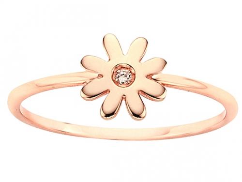 Karen Walker 9ct Rose Mini Daisy Ring image