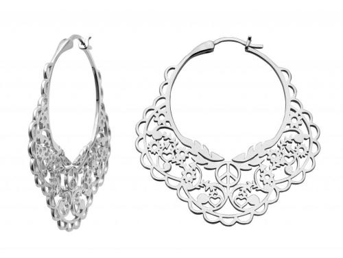 Karen Walker Stg Filigree Hoop Earrings image