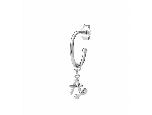 Karen Walker Stg Single Initial A Drop Earring image