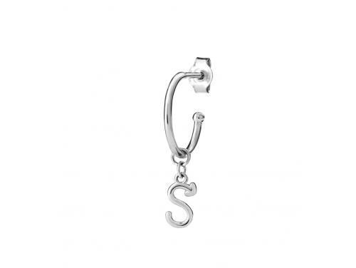 Karen Walker Stg Single Initial E Drop Earring image