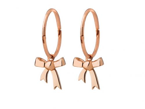 Karen Walker 9ct Rose Mini Bow Sleepers image