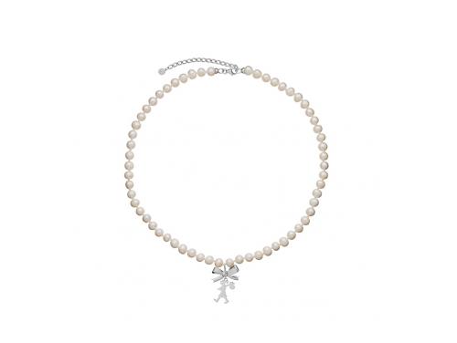 Karen Walker Stg Girl With A Bow & Pearl Necklace image
