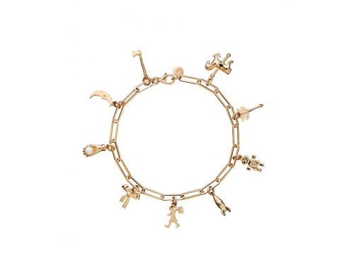 Karen Walker 9ct Gold Full Adventure Charm Bracelet image