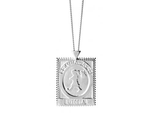 Karen Walker Stg Utopia Stamp Necklace image