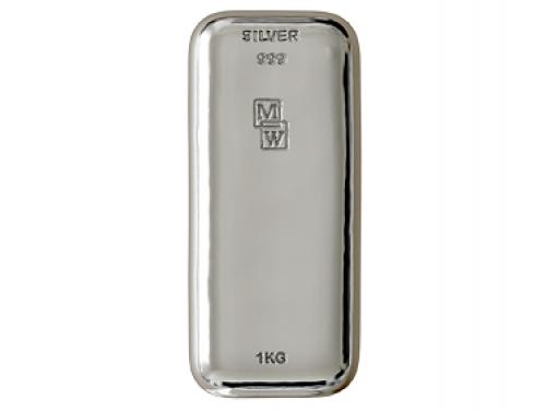 1 KG Fine SIlver Bar image