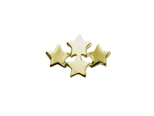 Stow 9ct Wishing Stars Charm image