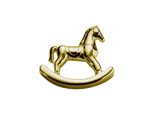 Stow 9ct Rocking Horse Charm image