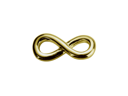 Stow 9ct Infinity Twist Charm image