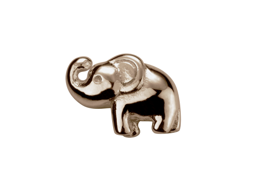 Stow 9ct Rose Elephant Charm image