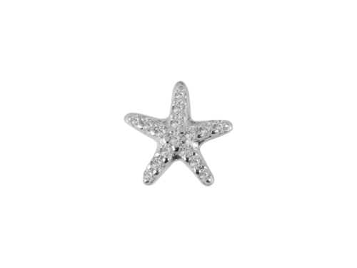 Stow Stg CZ Starfish Charm image