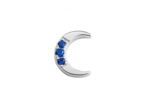 Stow Stg CZ "My Moon" Charm image