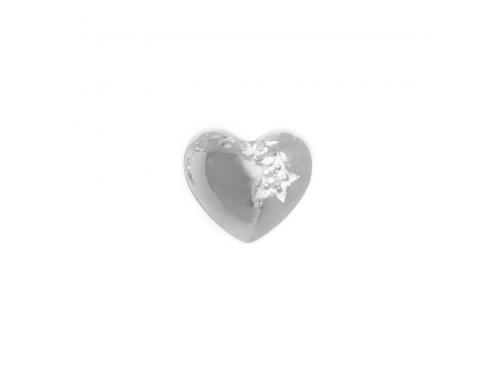 Stow Sterling Silver White Topaz Heart of Love Charm image