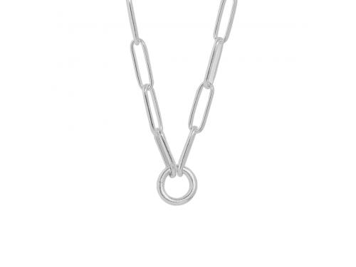 Stow Sterling Silver Statement Paperclip Chain 55cm image