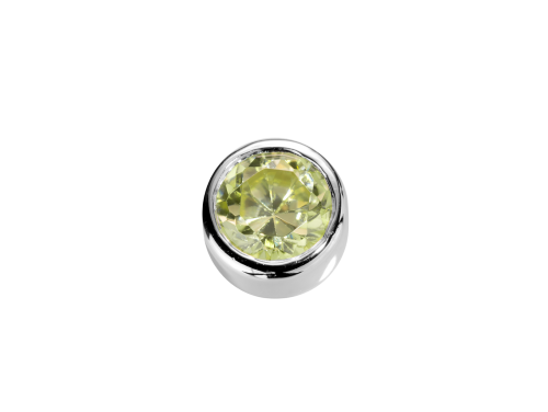 Stow Peridot CZ Virtue Charm image