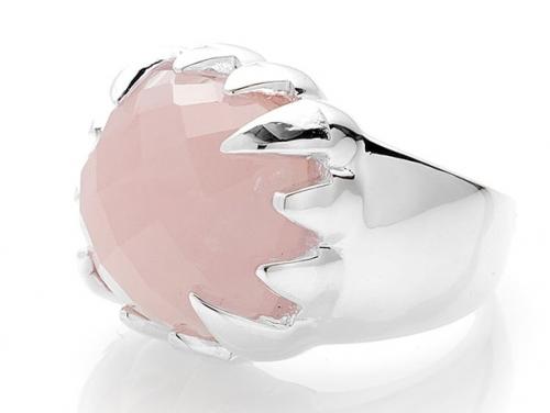 Stolen Girlfriends Club Stg Rose Quartz Claw Ring image