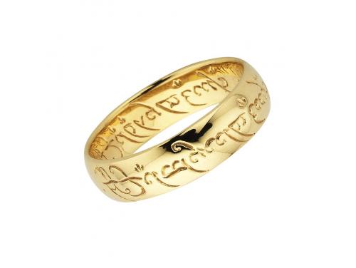 Lord Of The Rings Stg Gold Plated The One Ring image