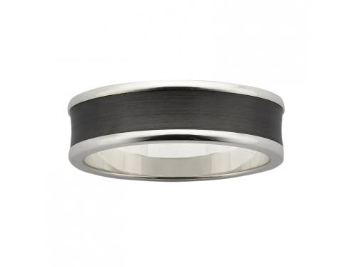 Sterling Silver Ziro 8mm Concave Wedder image