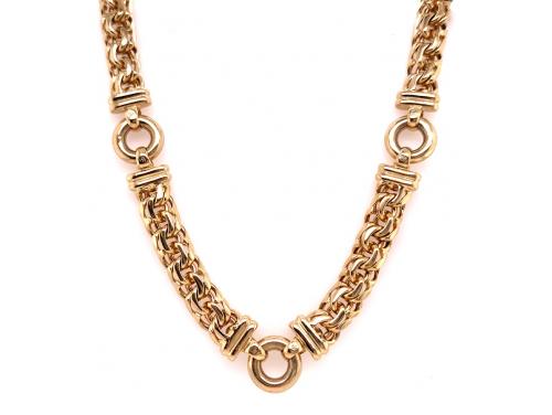 9ct Fancy Link Chain 52cm image