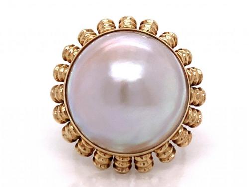 14ct Mabe Pearl Ring image