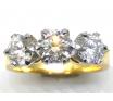 18ct Three Diamond Ring TDW 2.08CT  image