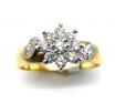 9ct Diamond Star Cluster Ring TDW.41CT image