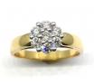 9ct Diamond Cluster Ring TDW.50CT image