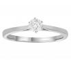 9ct White Gold Diamond Solitaire Ring TDW 0.25CT image