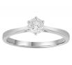 9ct White Gold Diamond Solitaire Ring TDW 0.50CT image