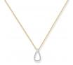 9ct Diamond Open Teardrop Pendant TDW 0.10ct image