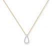 9ct Diamond Open Teardrop Pendant TDW 0.10ct image