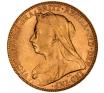 1894 Full Sovereign Coin Head image